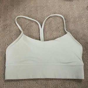 Lululemon padded sports bra, size 8, light mint green color